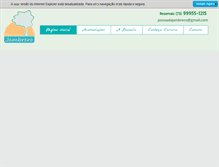 Tablet Screenshot of pousadajambrero.com.br